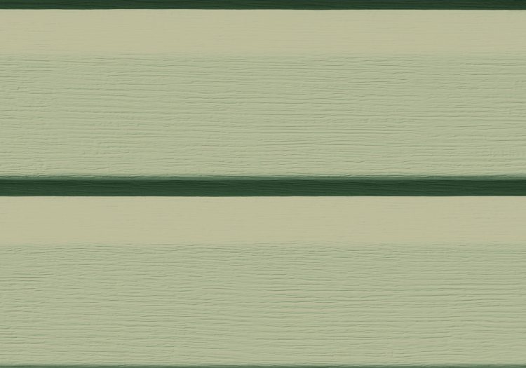 Slice the white siding on old house.